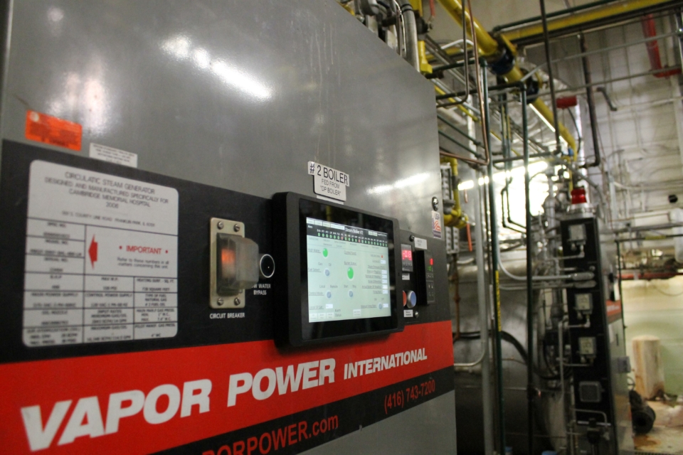 Boiler HMI panel