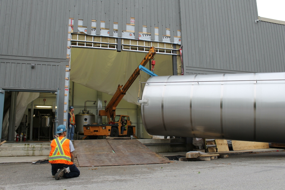 Effluent tank installation