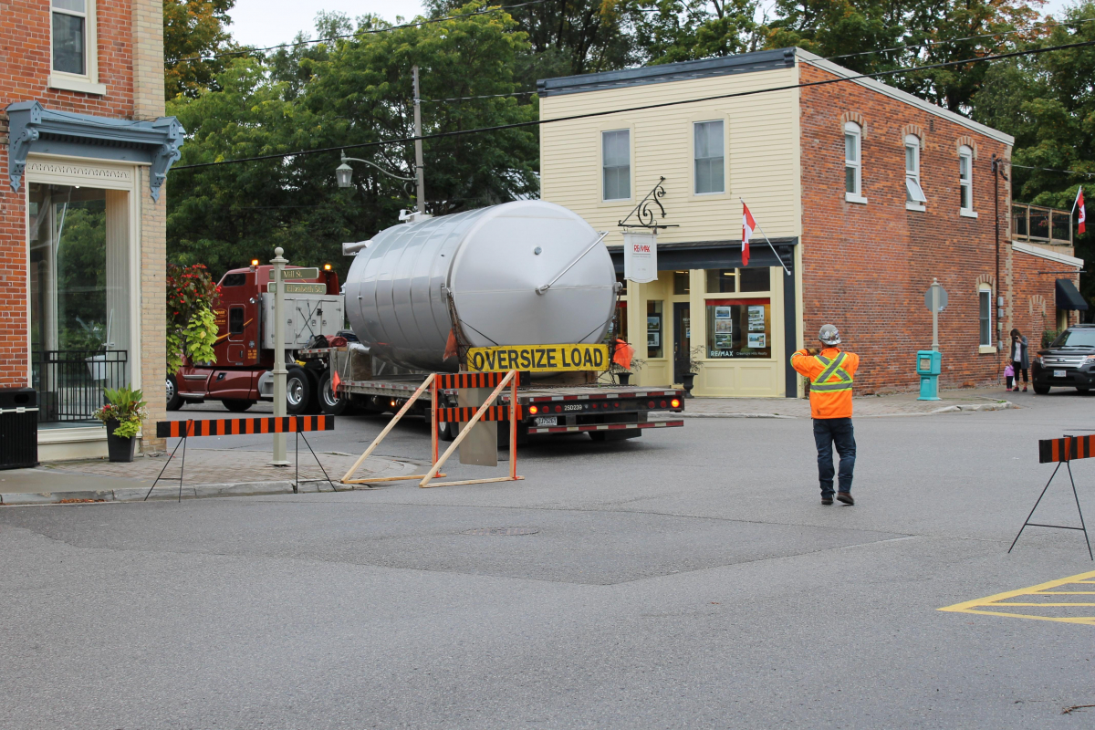 Effluent tank installation